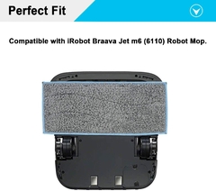 Imagen de Repuesto iRobot Braava Jet M6 Pack de 8 unidades lavables y reutilizables húmedo