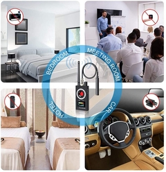 Detector multifuncional anti espía de Cámaras Micrófonos Gps Señal RF K18 - comprar online
