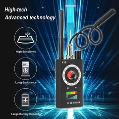 Detector multifuncional anti espía de Cámaras Micrófonos Gps Señal RF K18 - MarketDigital
