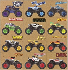 Monster Jam Caja Oficial Pack de 12 Camiones Monstruos a escala 1:64 - comprar online