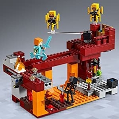 LEGO Minecraft The Blaze Bridge 370 piezas Kit de construcción (21154) en internet