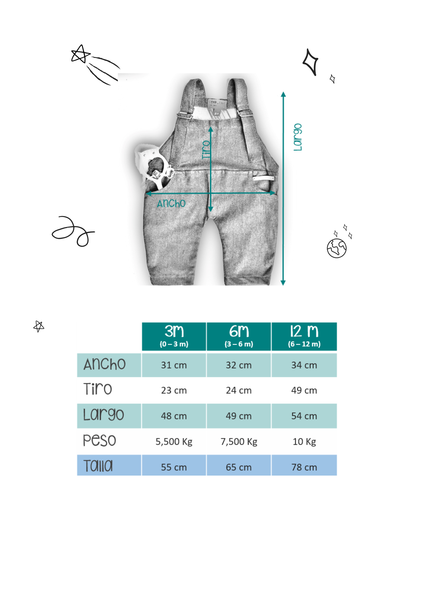 Enterito Jean Bebe Comprar En Petit Lite