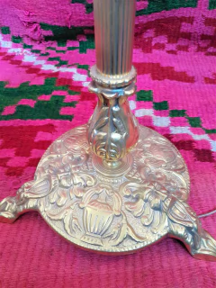 Lámpara de Pie Estilo Francès 4 Luces.