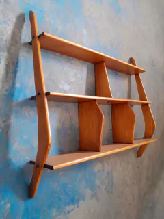 Biblioteca Repisa Estilo Escandinavo Nordico Retro