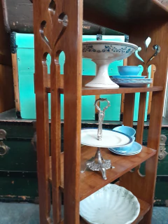 Mueble Biblioteca en Roble - Un Viejo Almacén Antigüedades