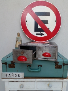 Antiguo Fichero Estilo Industrial - comprar online