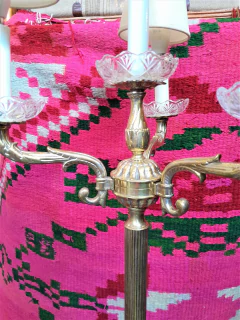 Lámpara de Pie Estilo Francès 4 Luces. - tienda online