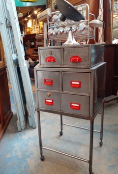 Antiguo Fichero Estilo Industrial - tienda online