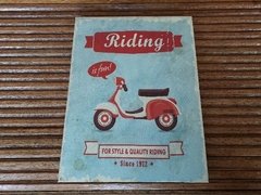 Cartel de Publicidad de Motos