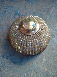 Aplique estilo imperio de cristal de roca original - Un Viejo Almacén Antigüedades