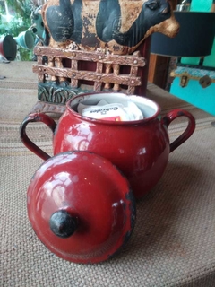 Azucarera de chapa enlozada - comprar online