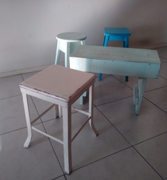 Banco de Madera y Metal - comprar online
