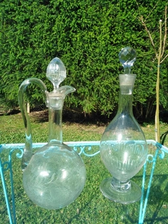 Botellón de vino agua o licor esmerilado botella licorera