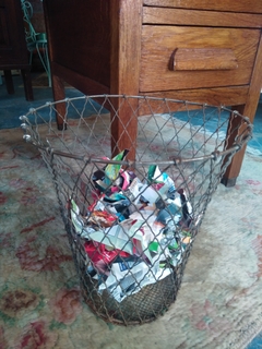 Cesto papeles de escritorio