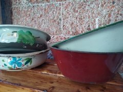 Jofaina palangana de chapa enlozada gran tamaño en internet
