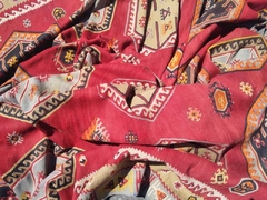 Original y Antiguo Kilim Gran Tamaño - tienda online