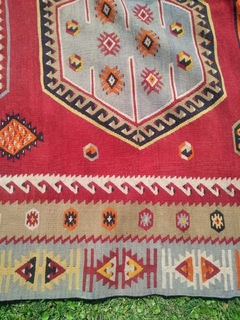 Original y Antiguo Kilim Gran Tamaño - comprar online