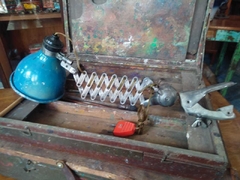 Lámpara Tijera de Escritorio o Tablero Estilo Industrial