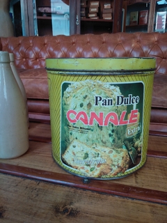 Lata de pan dulce Canale - Un Viejo Almacén Antigüedades