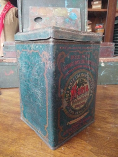 Lata litografiada de Yerba Mate María. Año 1941 - comprar online