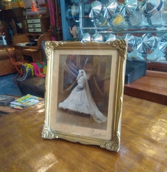 Marco estilo francés dorado a la hoja - Un Viejo Almacén Antigüedades