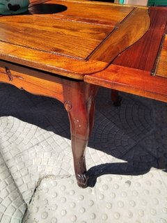 Mesa de Comedor Estilo Provenzal con Alargue - Un Viejo Almacén Antigüedades