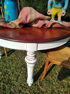 Mesa de Comedor Estilo con Alargue Patas Torneadas en internet