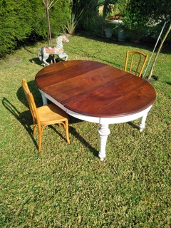 Mesa de Comedor Estilo con Alargue Patas Torneadas - tienda online