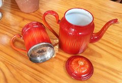 Cafetera de chapa enlozada en internet
