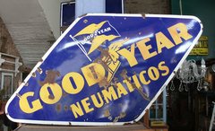 Cartel Enlozado Goodyear