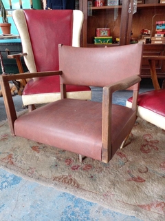 Antiguo Sillón de Escritorio Giratorio Estilo Nórdico (falta la base)
