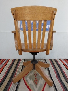 Sillon de Escritorio Reclinable en Roble - Un Viejo Almacén Antigüedades