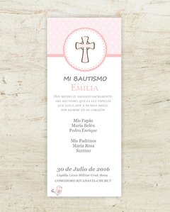 Señalador Cruz Rosa