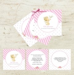 Estampita 3 Piezas/ Angelito Baby Vintage & Rayitas