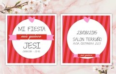 INVITACION RAYITAS RED&ROSE