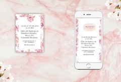 Invitación Pocket Classic Rose - comprar online