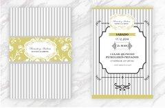 Linea Pocket/Invitación Pocket Rayas