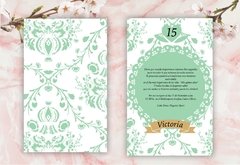 Invitación Acqua & Rose