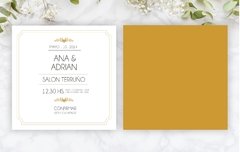 Invitación Gold