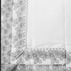 Jogo de lençol queen com bordado richelieu floral no percal 400 fios 100% algodão - Branco com bordado prata na internet