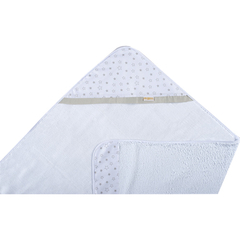 Toalha de banho para bebê com capuz 100% algodão - tema estrelinha