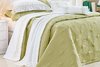 Manta Decorativa em tricô para cama ou sofá 2,00 x 1,50 cm - Branco