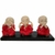Trio da sabedoria | Budas na Base | Nada Vejo, Falo, Ouço | Vermelho - loja online