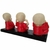 Imagem do Trio da sabedoria | Budas na Base | Nada Vejo, Falo, Ouço | Vermelho
