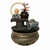 Fonte decorativa monge no jardim | 13 cm | Resina | Bivolt