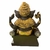 Imagem do Ganesha marrom com dourado | 15cm | Resina