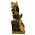 Ganesha marrom com dourado | 15cm | Resina - comprar online