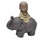 Buda no elefante | 13 cm | Resina - Espaço Caindo Fulô