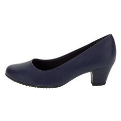 Sapato PICCADILLY 703001 Scarpin Salto Médio - Azul Escuro - comprar online