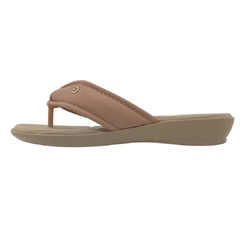 Chinelo PICCADILLY 500284 Anabela Baixo - Nude - comprar online